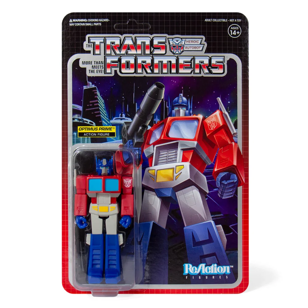 Super7 Transformers ReAction Figure - Optimus Prime Image 1
