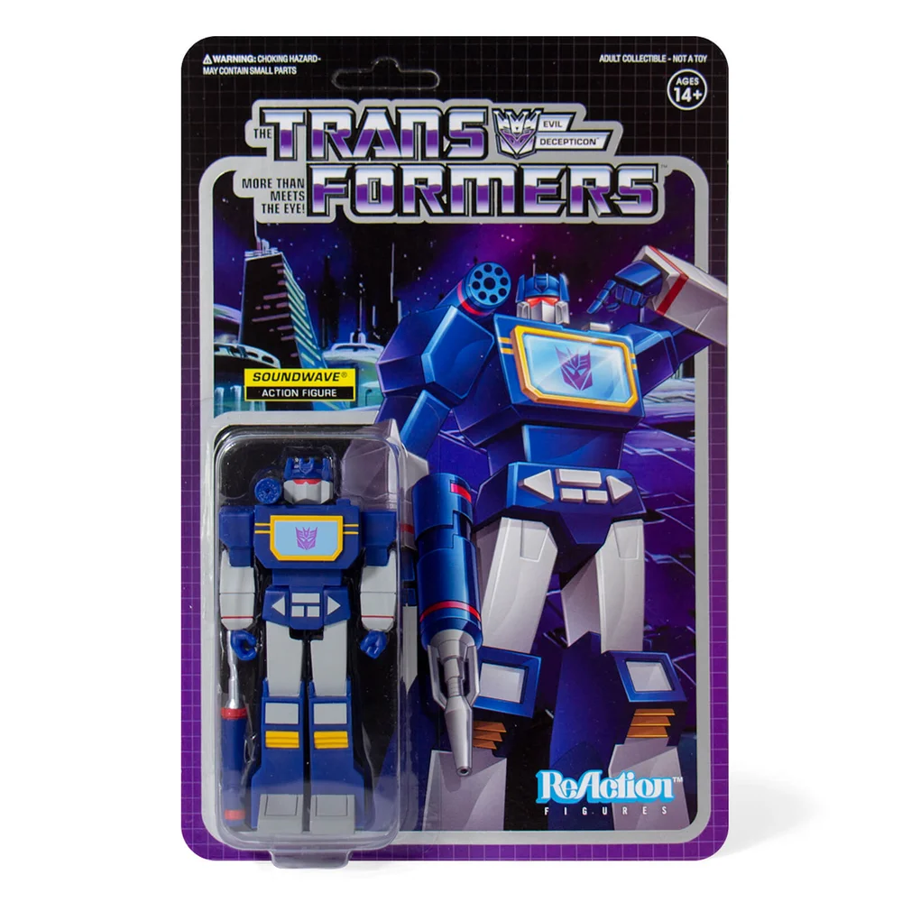 Super7 Transformers ReAction Figure - Soundwave Image 1