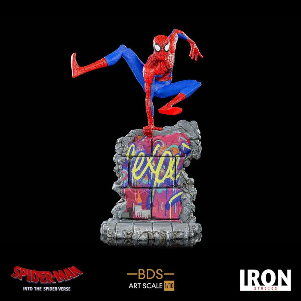 Iron Studios Spider-Man: Into the Spider-Verse BDS Art Scale Deluxe Statue 1/10 Peter B. Parker Image 1