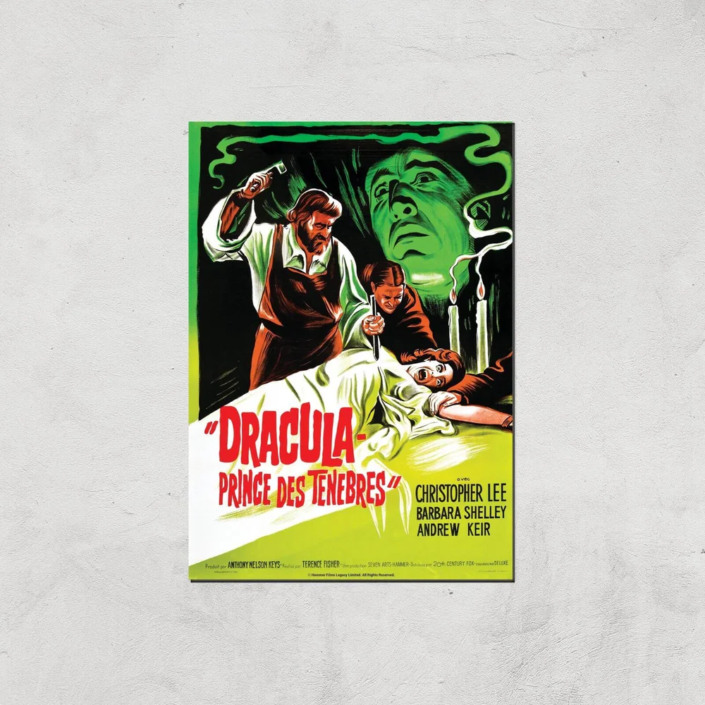 Dracula Prince Des Tenebres Giclee Art Print - A4 - Print Only Image 1