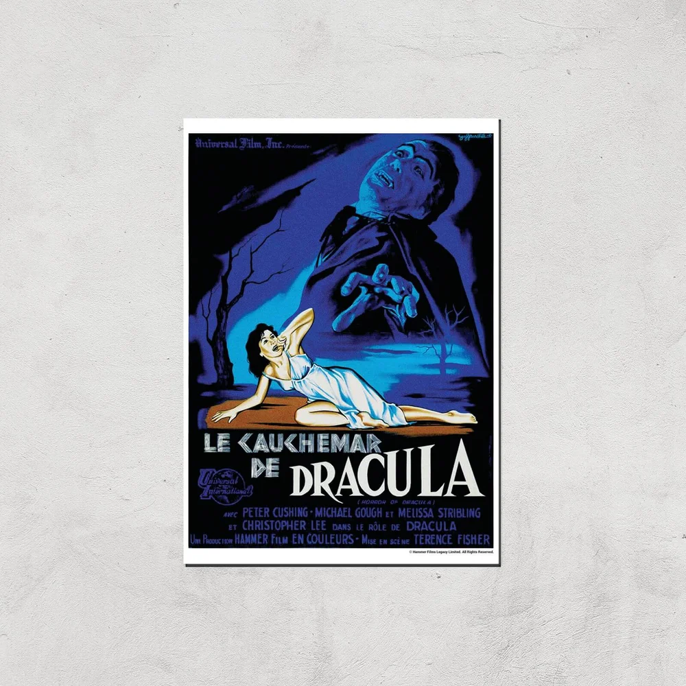 Le Cauchemar De Dracula Giclee Art Print - A4 - Print Only Image 1