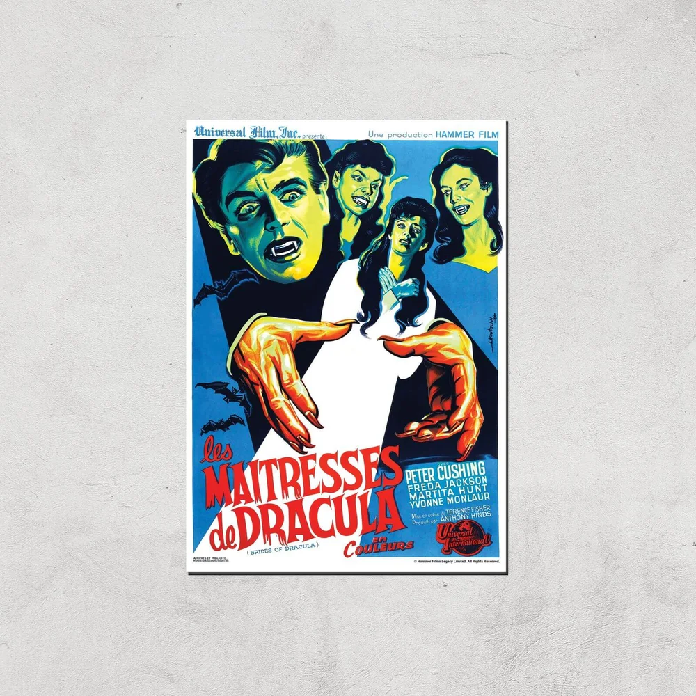 Les Maitresses De Dracula Giclee Art Print - A4 - Print Only Image 1