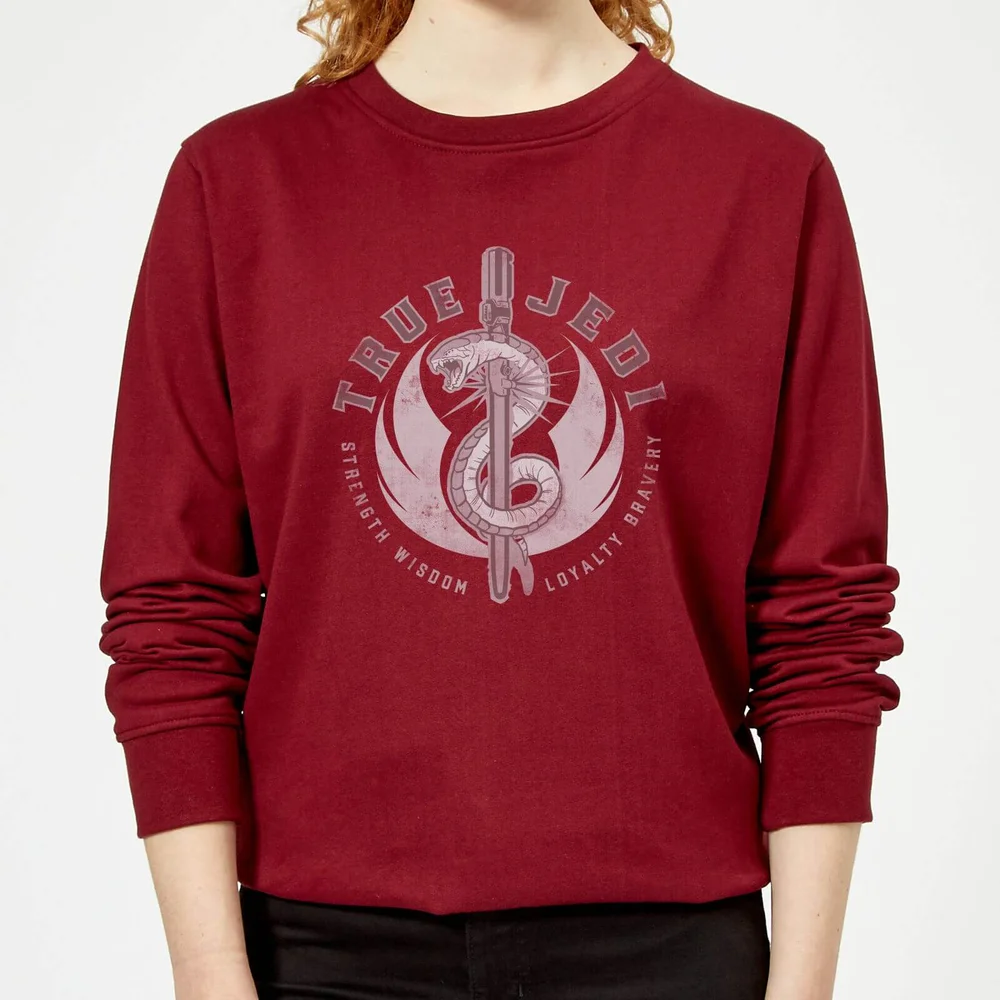 Star Wars The Rise Of Skywalker True Jedi Women's Sweatshirt - Burgundy - XS Image 1