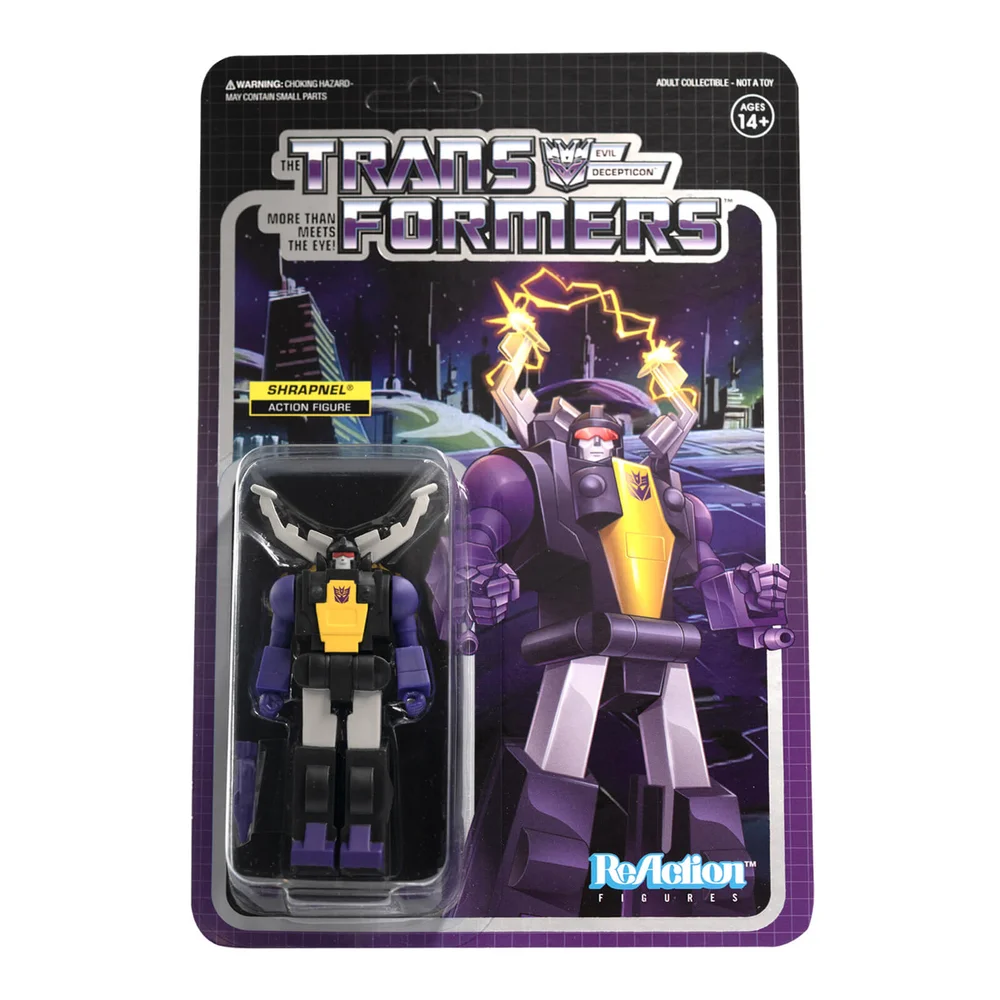 Super7 Transformers ReAction Figure - Shrapnel Image 1