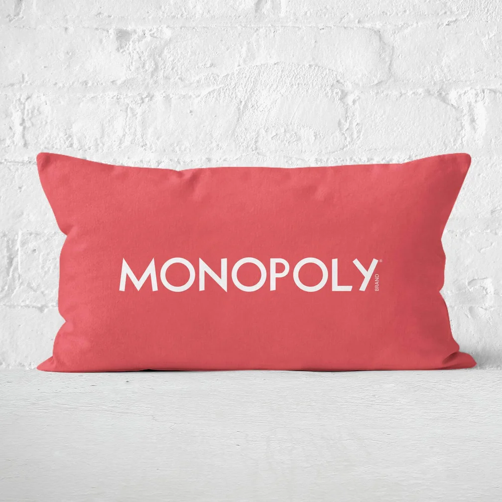 Monopoly Pattern Cushion 30x50cm Rectangular Cushion - 30x50cm - Soft Touch Image 1