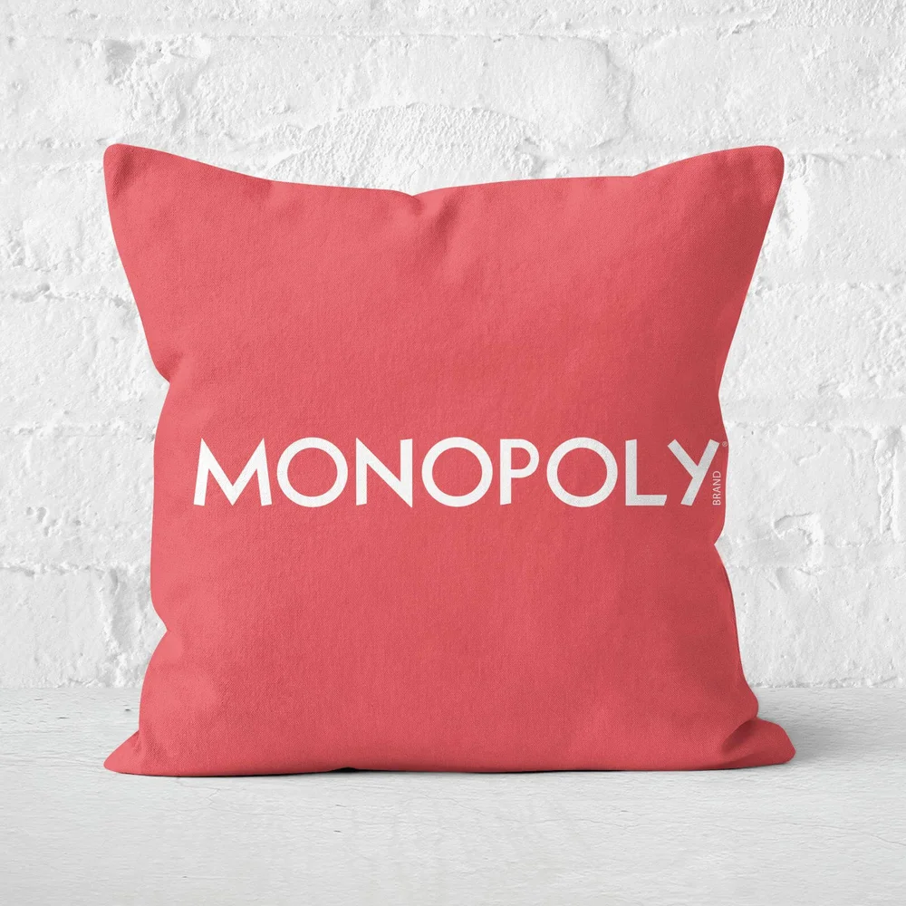Monopoly Pattern Square Cushion - 40x40cm - Soft Touch Image 1