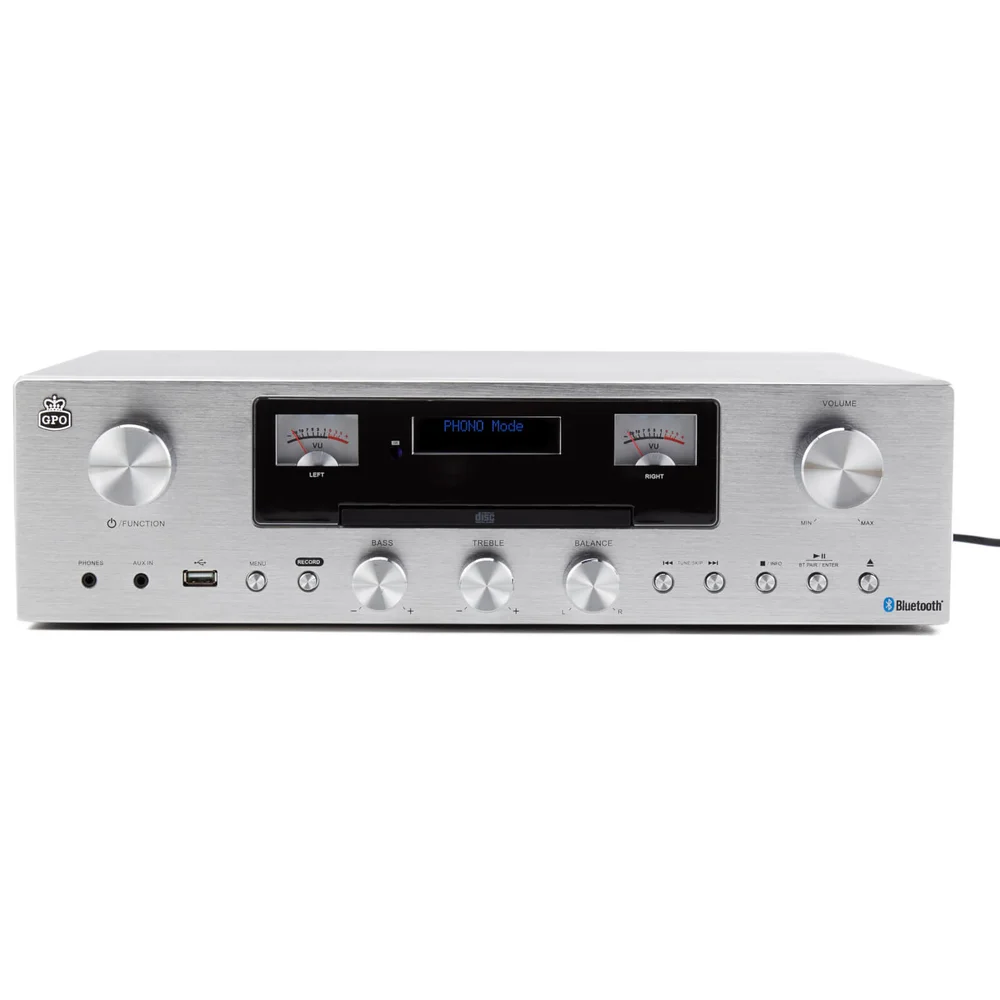 GPO PR200 Silver Amplifier Image 1