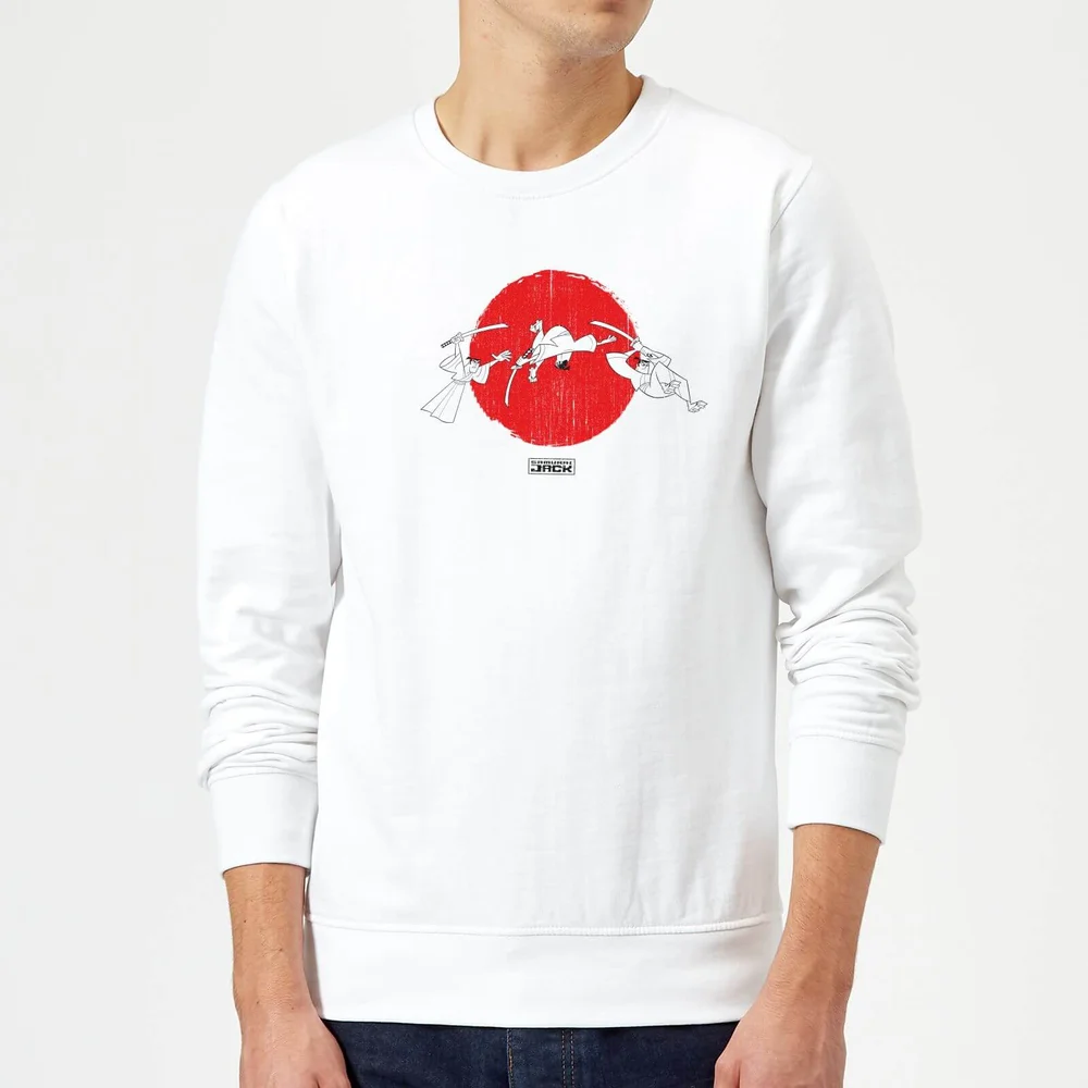Samurai Jack Sunrise Sweatshirt - White - S Image 1