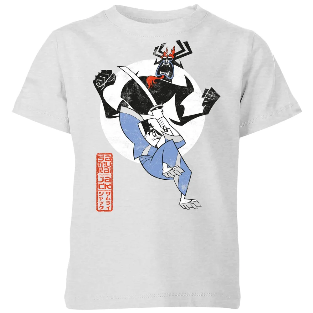 Samurai Jack Eternal Battle Kids' T-Shirt - Grey - 3-4 Years Image 1