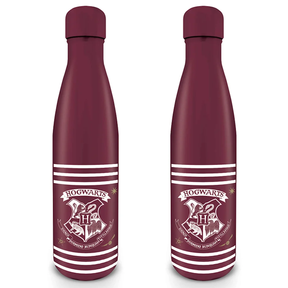 Harry Potter (Crest & Stripes) Metal Drinks Bottle Image 1