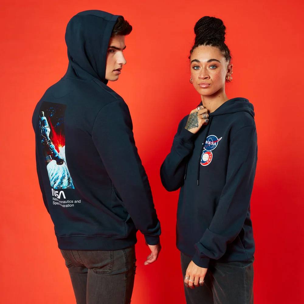 NASA Soyuz Unisex Hoodie - Navy - S Image 1