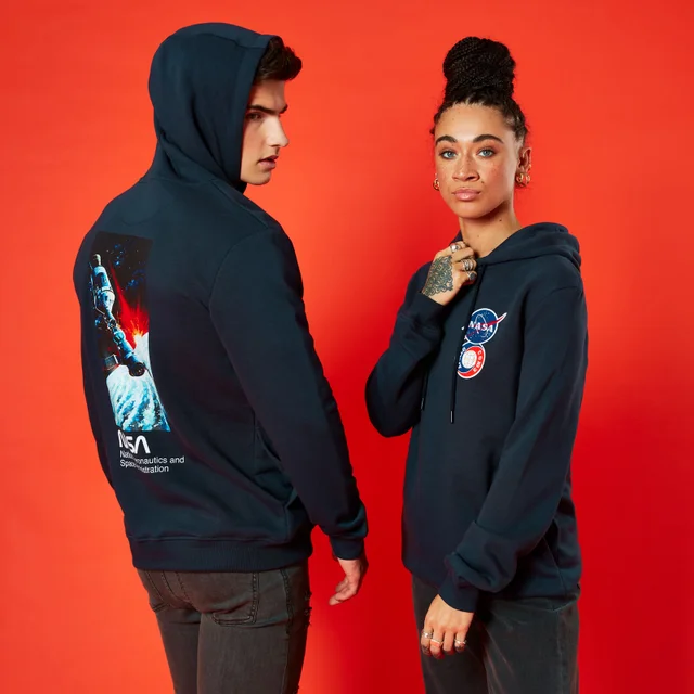 NASA Soyuz Unisex Hoodie - Navy
