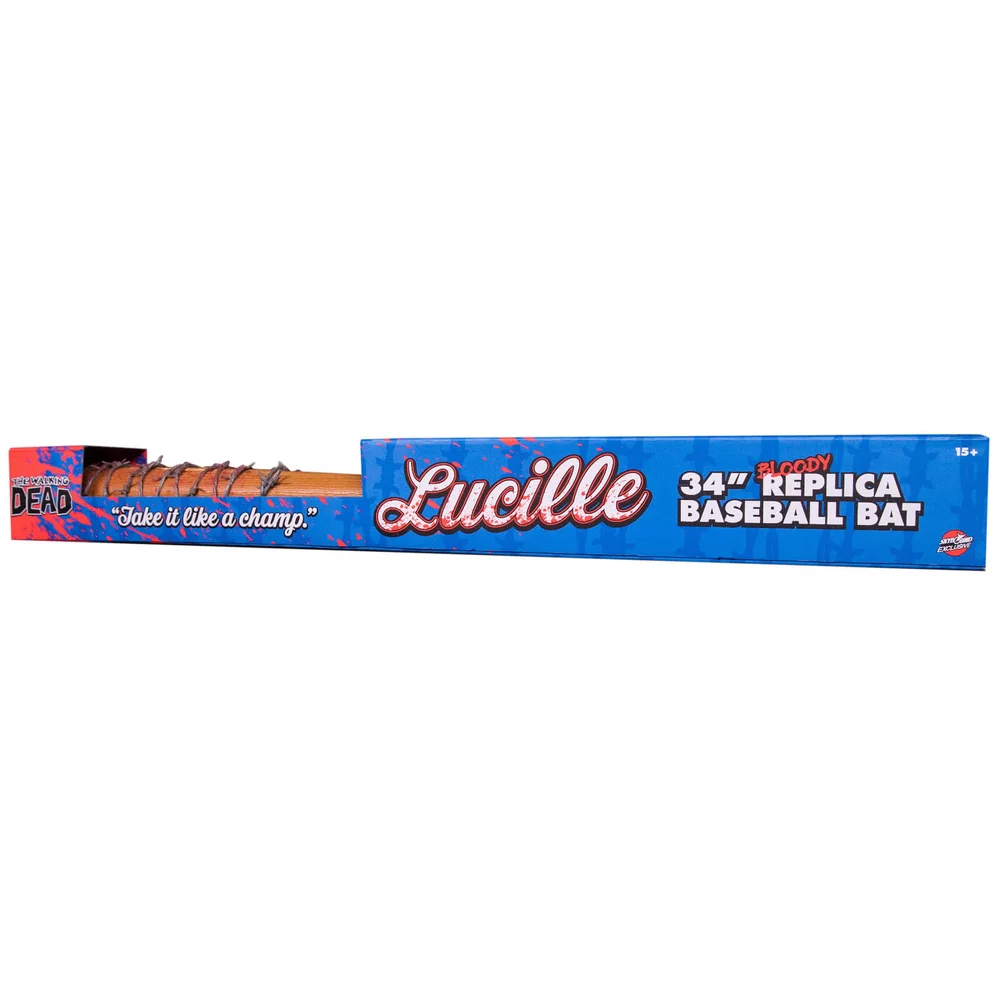 The Walking Dead Lucille Full Size 34 inch Bloody Baseball Bat Replica Image 1