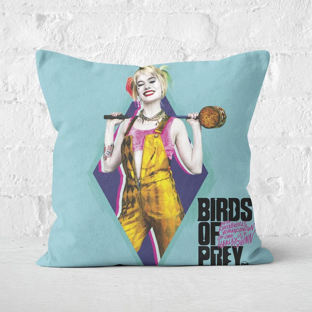 Harley Quinn Square Cushion - 40x40cm - Soft Touch Image 1