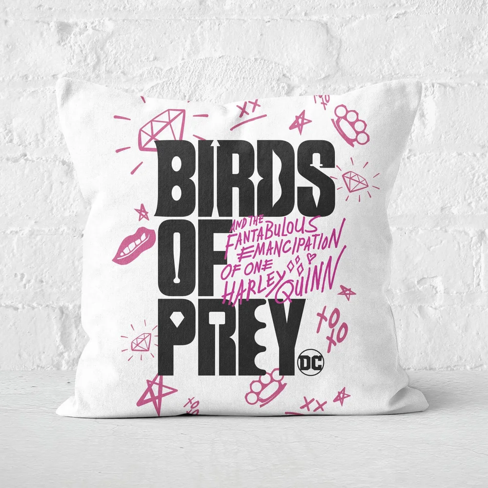 Birds of Prey Square Cushion - 40x40cm - Soft Touch Image 1