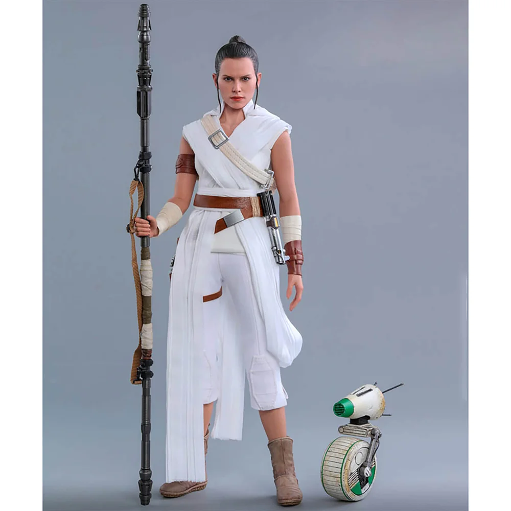 Hot Toys Star Wars Episode IX Rey and D-O 1:6 Scale Action Figure Image 1