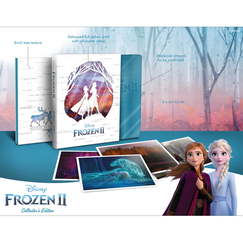 Disney’s Frozen 2 - Zavvi Exclusive Collector’s Edition 4K Ultra HD Steelbook (Includes 2D Blu-ray) Image 1