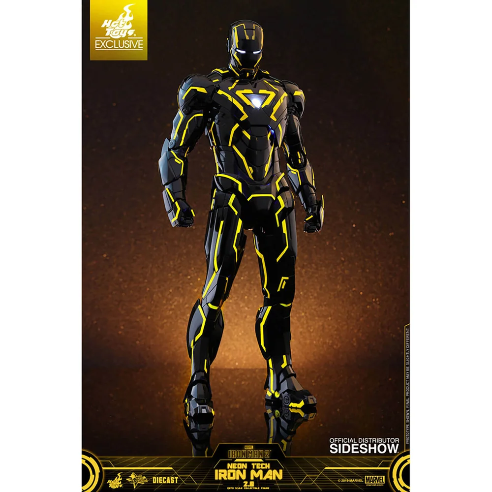 Hot Toys Marvel Neon Tech Iron Man 2.0 Action Figure Image 1