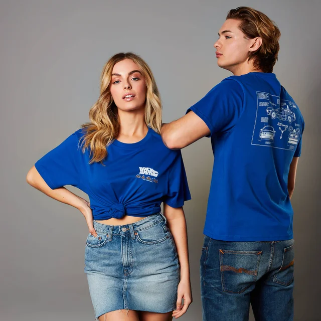 Back To The Future Unisex T-Shirt - Royal Blue