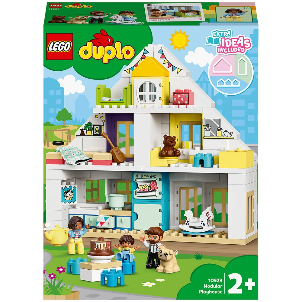 LEGO DUPLO Town: Modular Playhouse 3in1 Building Set (10929) Image 1