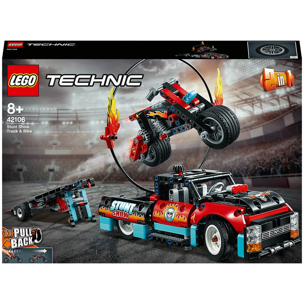 LEGO Technic: Stunt Show Truck & Bike Toys Set (42106) Image 1