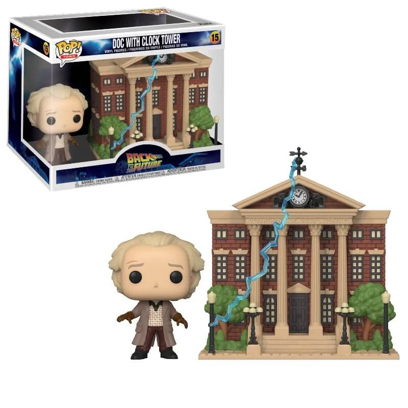 Back to the Future Doc with Clock Tower Pop! Town Image 1