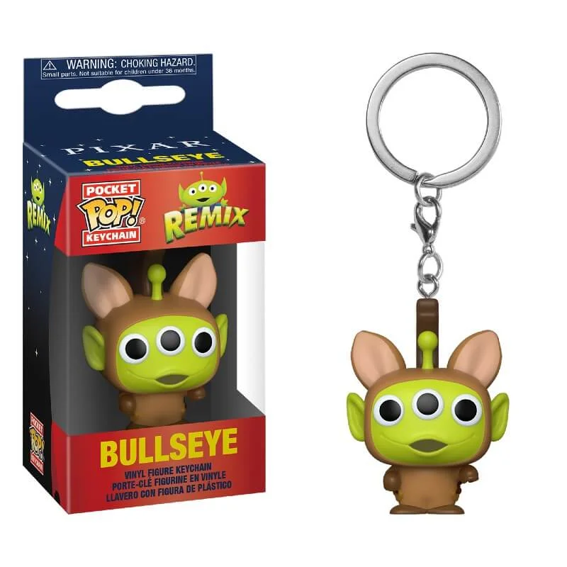 Disney Pixar Alien as Bullseye Pop! Keychain Image 1