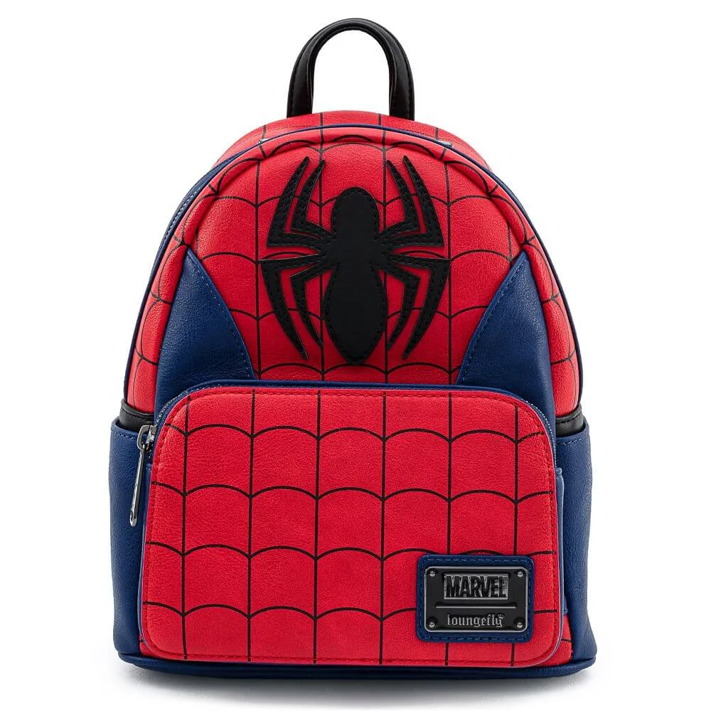 Loungefly Marvel Spiderman Classic Cosplay Mini Backpack Image 1