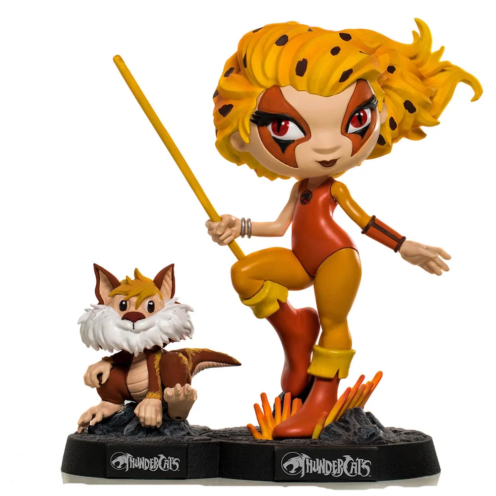 Iron Studios Thundercats Mini Co. PVC Figure Cheetara & Snarf 13 cm Image 1