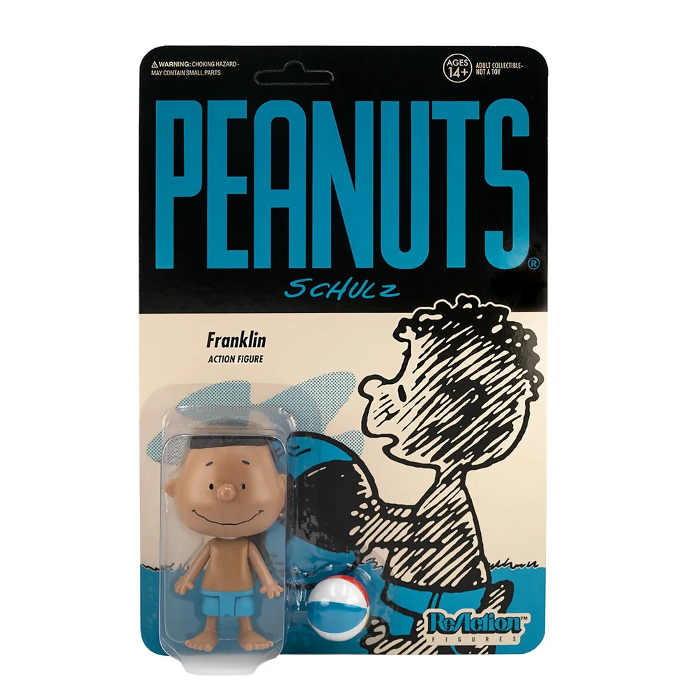 Super7 Peanuts ReAction Figure - Franklin Image 1