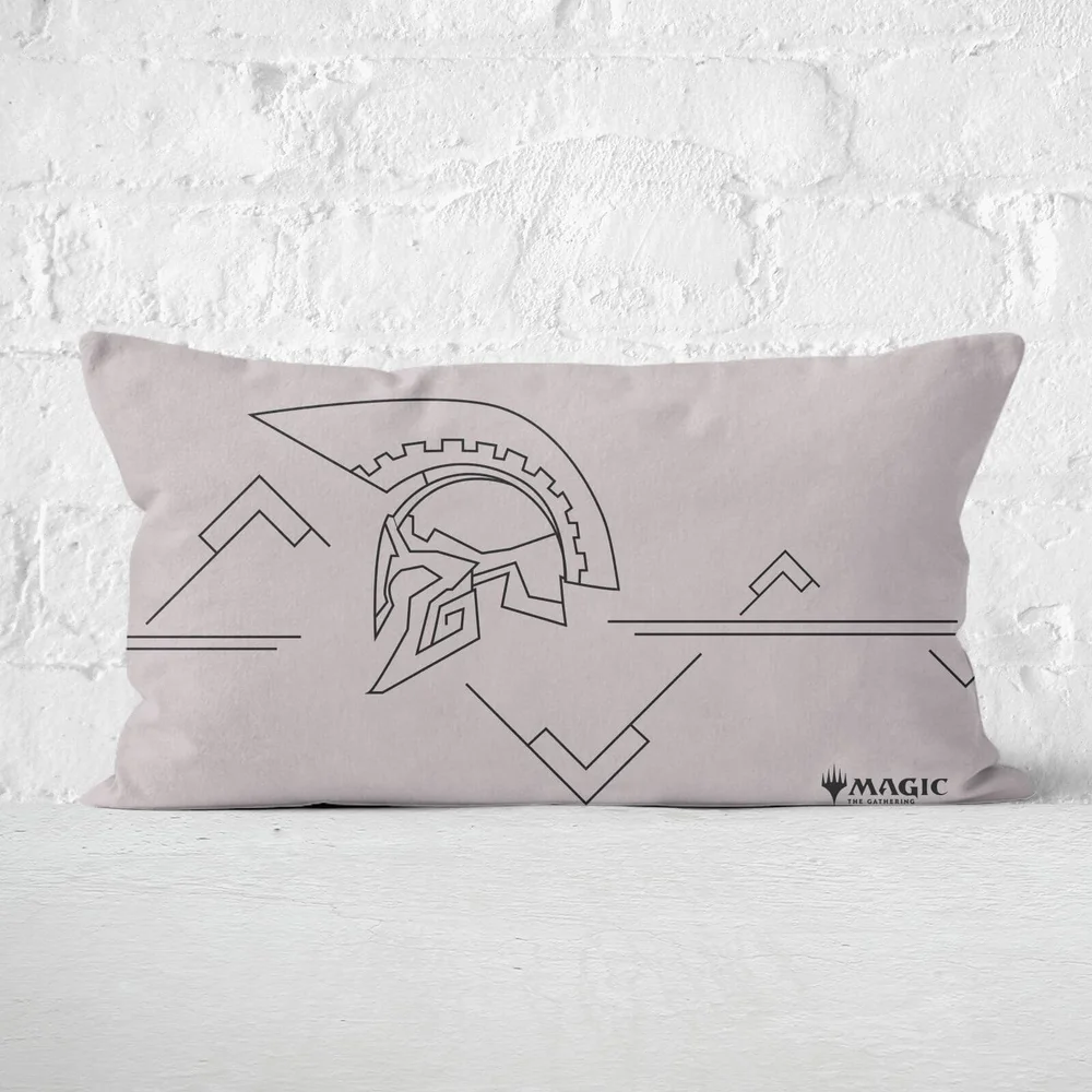Magic: The Gathering Theros: Beyond Death Helmet Profile Rectangular Cushion - 30x50cm - Soft Touch Image 1