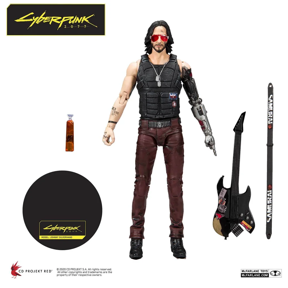 McFarlane Cyberpunk 2077 Johnny Silverhand 7-Inch Action Figure Image 1