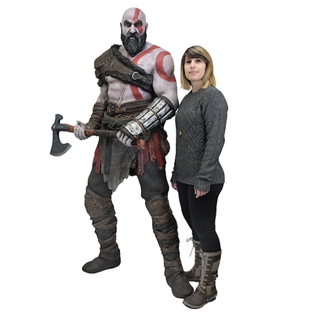 NECA God of War (2018) - Life-Size Foam Replica - Kratos Image 1