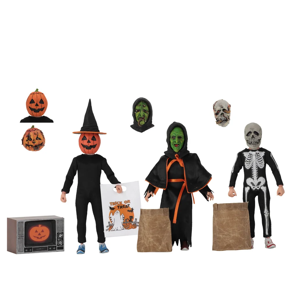 NECA Halloween 3 - 8" Scale Clothed Figure- Season of the Witch - 3 Pack Image 1