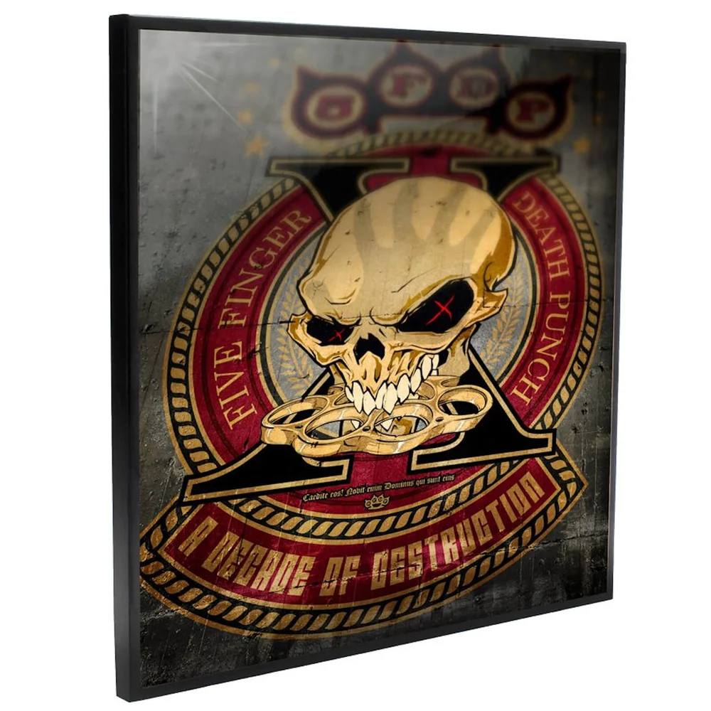 Five Finger Death Punch - Decade Of Destruction Crystal Clear Pictures Wall Art Image 1