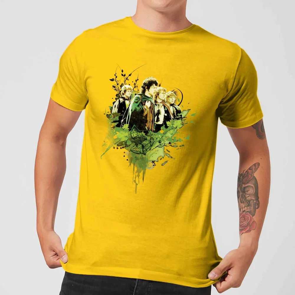 The Lord Of The Rings Hobbits Men's T-Shirt - Yellow - S Image 1