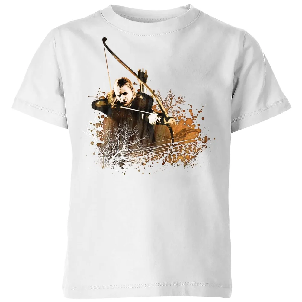 The Lord Of The Rings Legolas Kids' T-Shirt - White - 3-4 Years Image 1