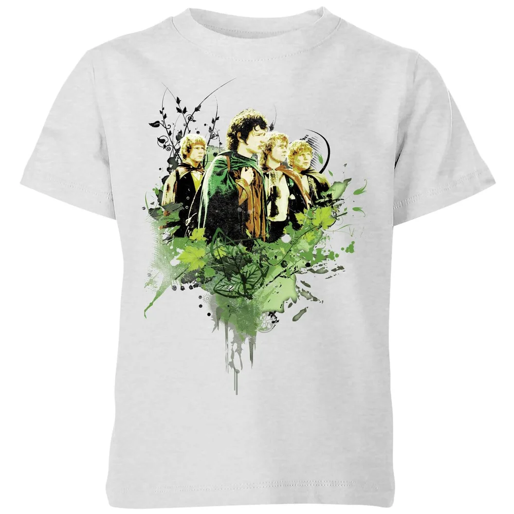 The Lord Of The Rings Hobbits Kids' T-Shirt - Grey - 3-4 Years Image 1