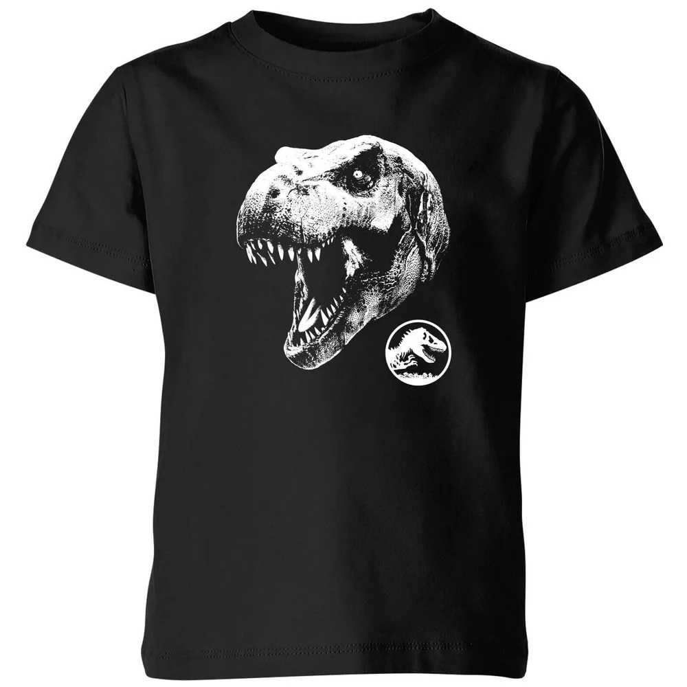Jurassic Park T Rex Kids' T-Shirt - Black - 3-4 Years Image 1