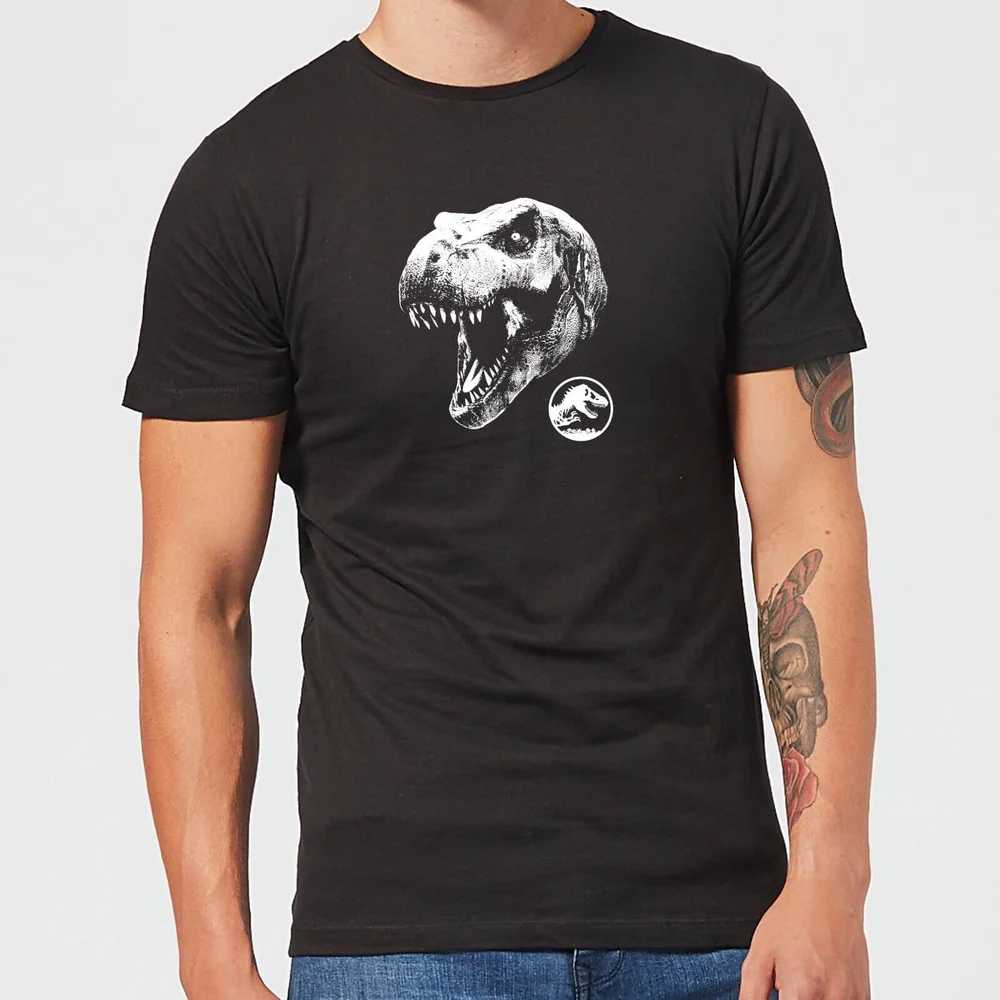 Jurassic Park T Rex Men's T-Shirt - Black - S Image 1