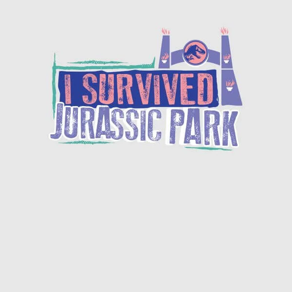 Jurassic Park I Survived Jurassic Park Women's T-Shirt - Grey