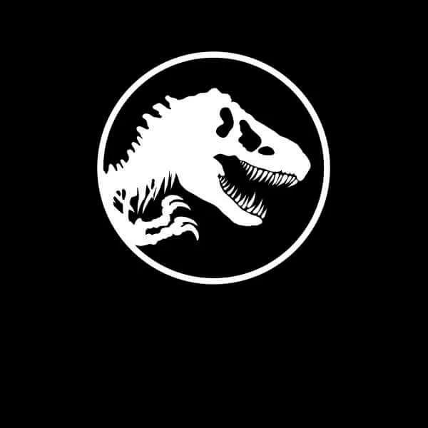 Jurassic Park Circle Logo Hoodie - Black