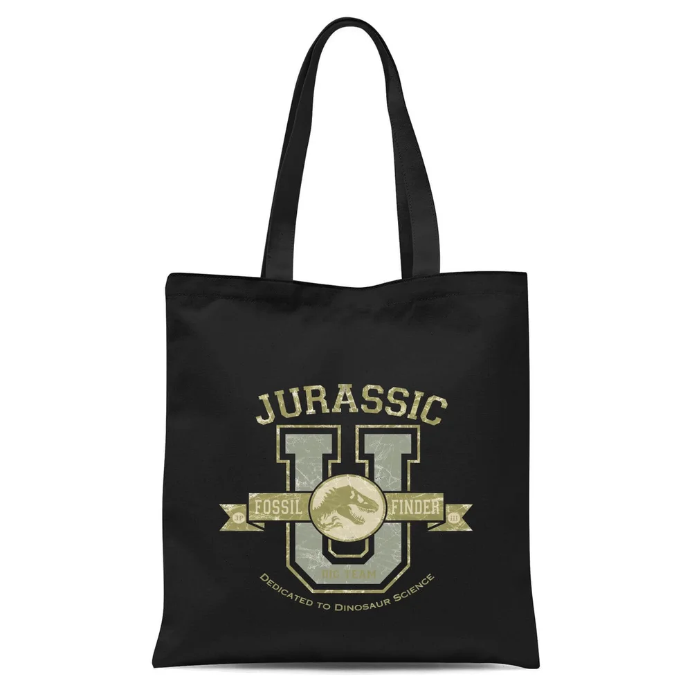 Jurassic Park Fossil Finder Tote Bag - Black Image 1