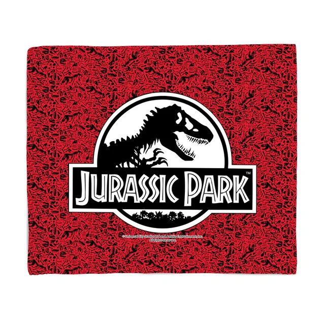 Jurassic Park Logo Fleece Blanket