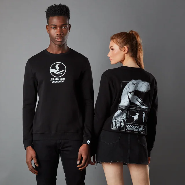 Jurassic Park Primal Raptor Unisex Sweatshirt - Black