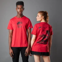 Jurassic Park Primal T-Rex Unisex T-Shirt - Red - undefined undefined