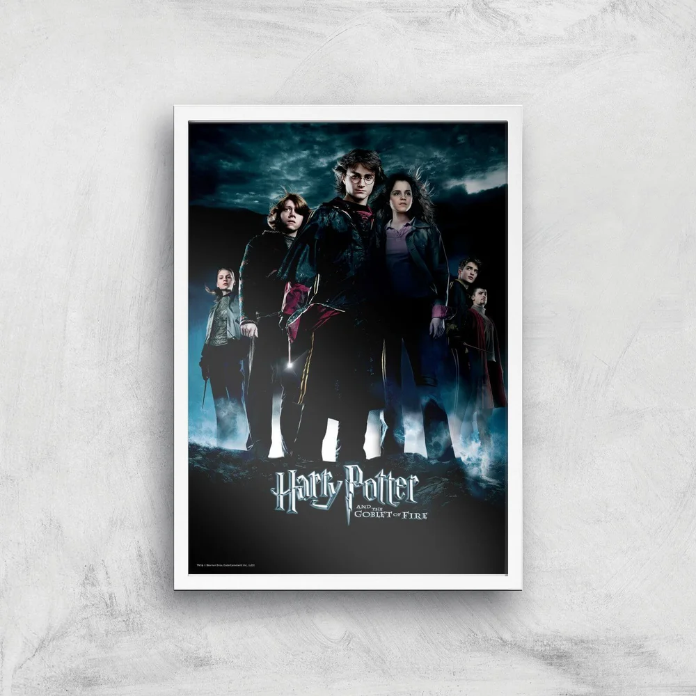 Harry Potter and the Goblet Of Fire Giclee Art Print - A4 - White Frame Image 1
