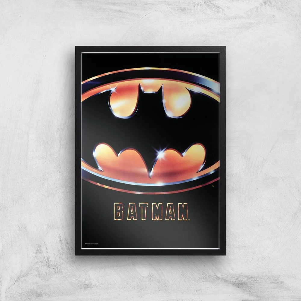 Batman 89 Giclee Art Print - A4 - Black Frame Image 1