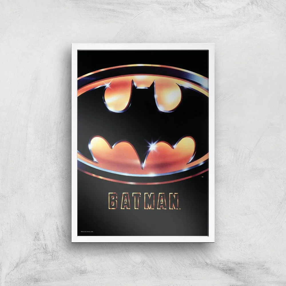 Batman 89 Giclee Art Print - A3 - White Frame Image 1