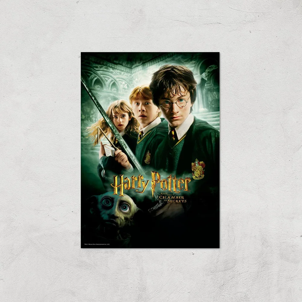 Harry Potter and the Chamber Of Secrets Giclee Art Print - A3 - Print Only Image 1